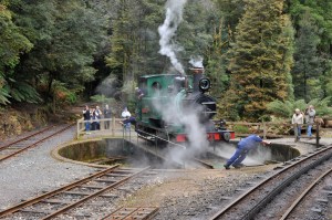 Turning the steam engine