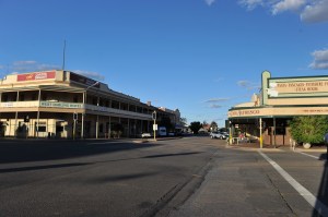 The main street