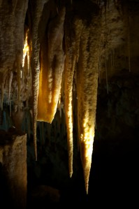 Underground at the caves