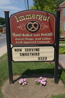 Immergut:  pretzels and smoothies