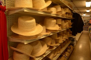 Hats of all sizes for men and boys