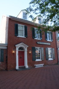 The house where Abraham Lincoln stayed