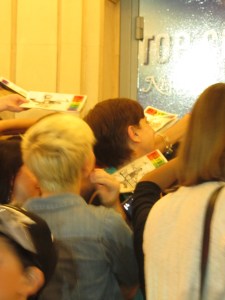 In the midst of the action