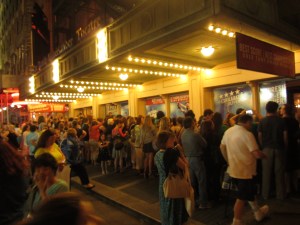 The crush waiting for autographs